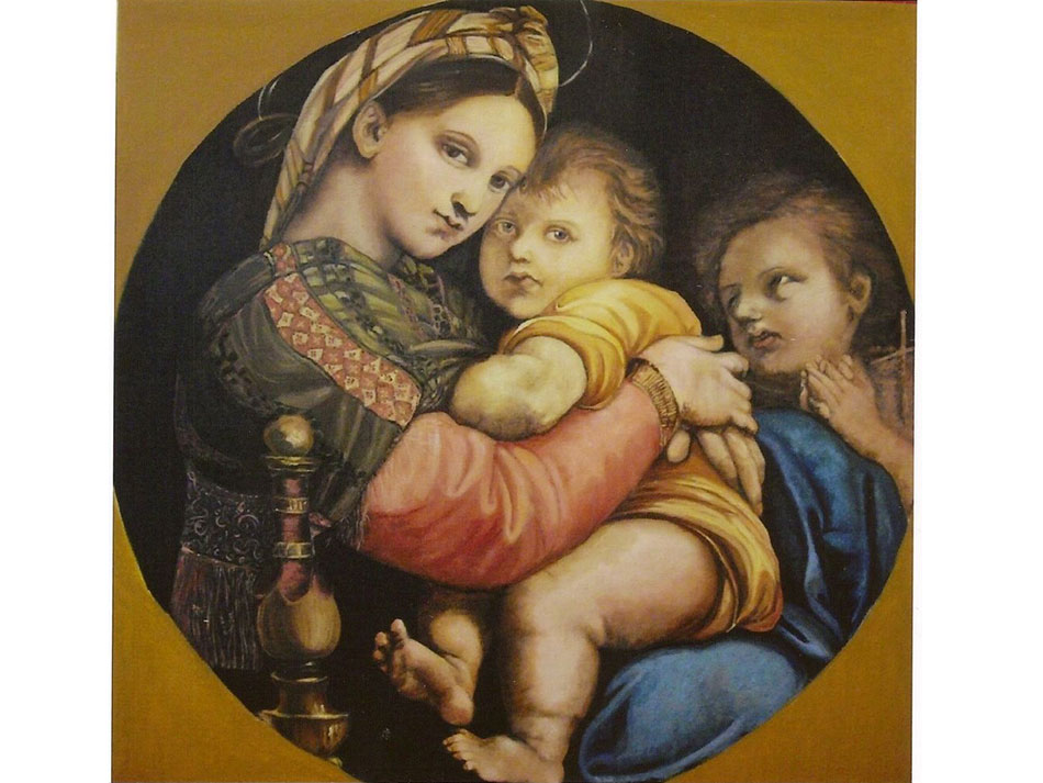 Raphael la vierge et l'enfant